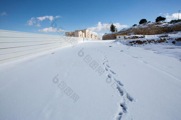 耶路撒冷的雪