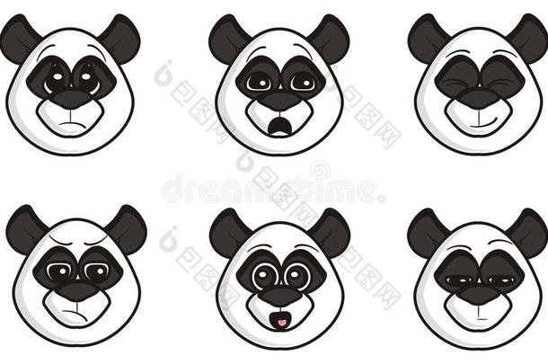 不同的口吻熊猫有不同的情绪