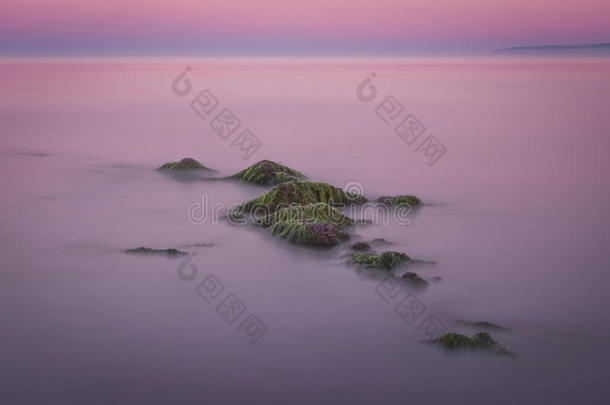 海岸地平线爱尔兰岛屿风景