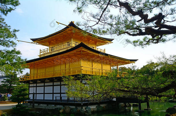 京阁寺，京都，日本