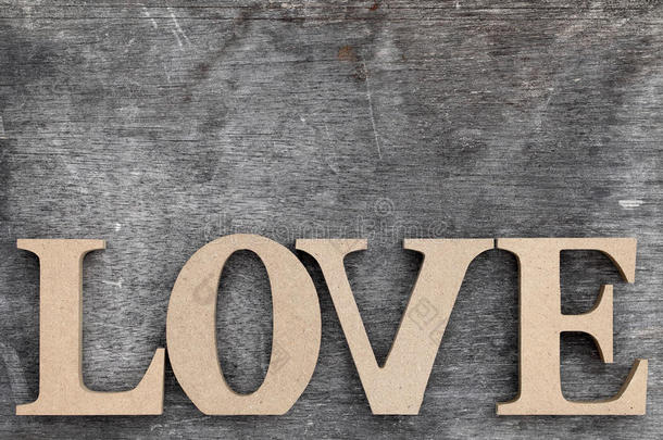 木制字母爱情