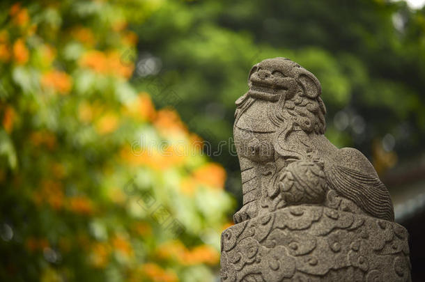 中国守护狮子像
