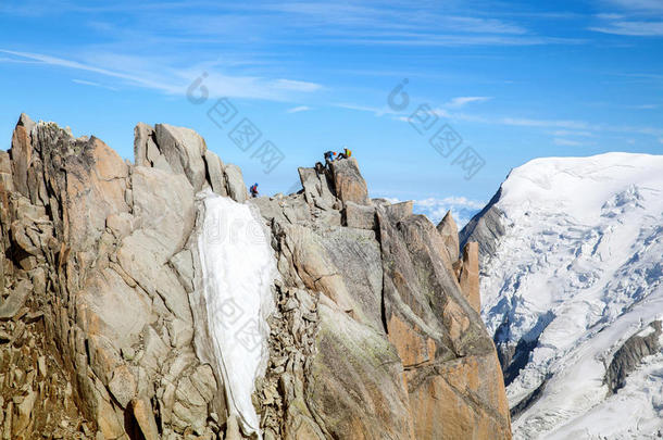 冒险高山登山者<strong>登山家</strong>阿尔卑斯山