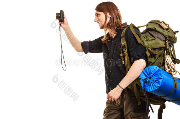 背包背包客背包旅行照相机家伙