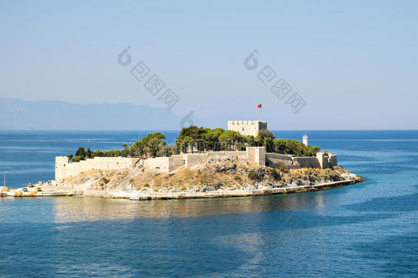 古文辛阿达（鸽子岛）与库萨达西城堡，库萨达西，土耳其