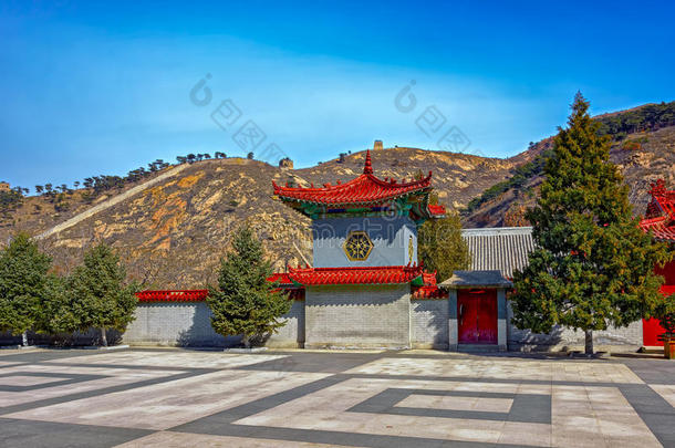 中国长城上的中国古代建筑