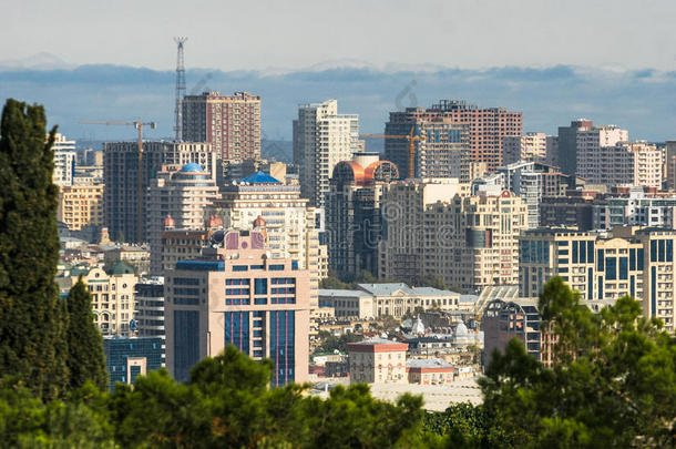 巴库城市<strong>景观建筑</strong>阿塞拜疆