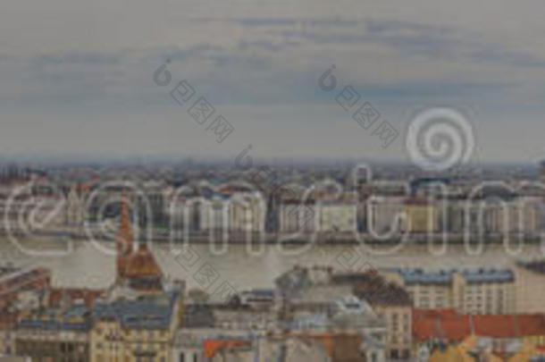 布达佩斯，匈牙利-市中心的一个大全景