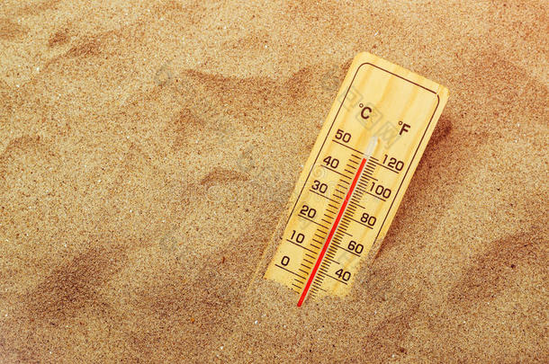 海滩摄氏度气候度环境