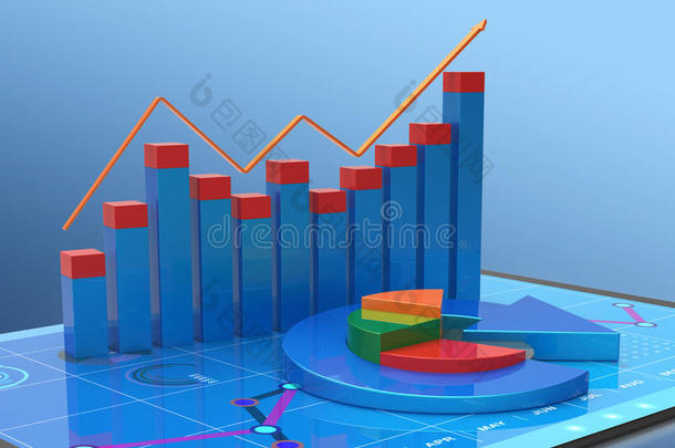 图表中财务数据的三维渲染分析-统计的现代图形概述