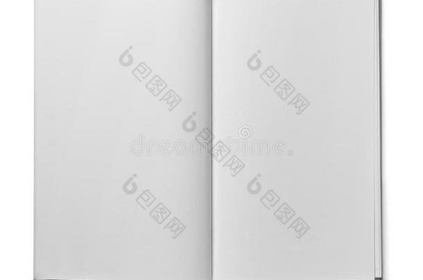书籍笔记本教科书白色白纸模板