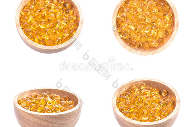 鱼油胶囊，欧米茄3-6-9鱼油黄色软凝胶胶囊