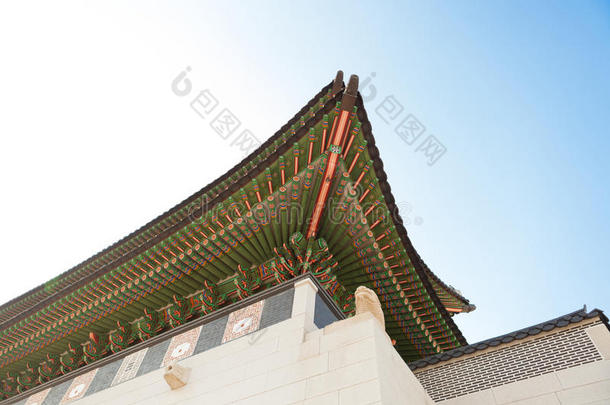 京博京宫门在白天-首尔，大韩民国