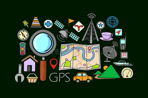 网页设计<strong>模板</strong>的GPS<strong>系统</strong>概念