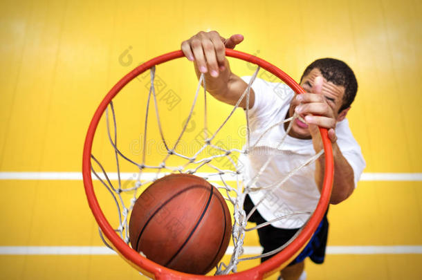篮球弹跳比赛练习运动员概念