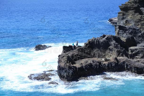 蓝色勇敢的梦想夏威夷岛