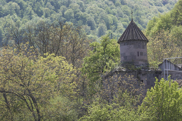苍山，亚美尼亚-2016年5月2日：苍山修道院<strong>成立</strong>于1188年，位于亚美尼亚迪里詹以东约20英里。