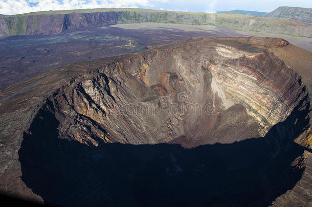 荒地钟楼火山口峡谷悬崖