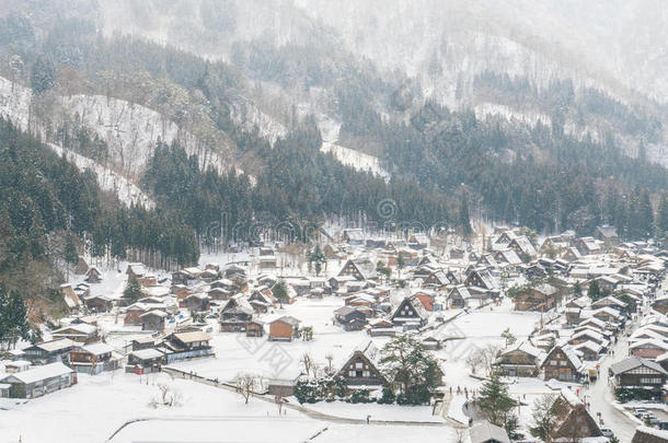 夏拉卡瓦戈冬季降雪，日本