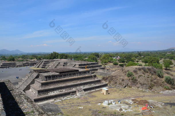 美国美洲古代的建筑学阿兹特克人