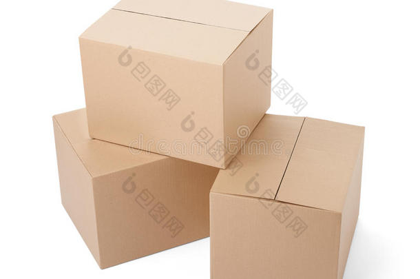 纸板箱包装移动运输送货
