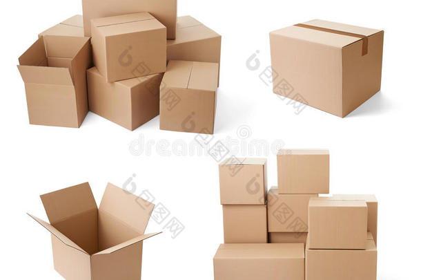 纸板<strong>箱</strong>包装移动运输送货