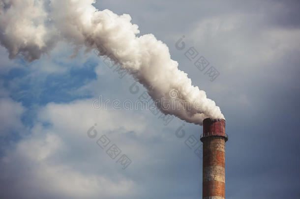 空气和烟囱气候云
