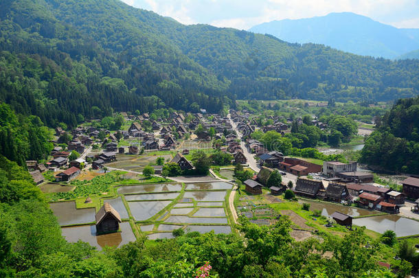 日本白川道传统村落