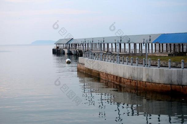 马来西亚托曼岛空坎蓬码头