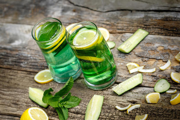 绿色清爽果汁-绿色维生素饮料