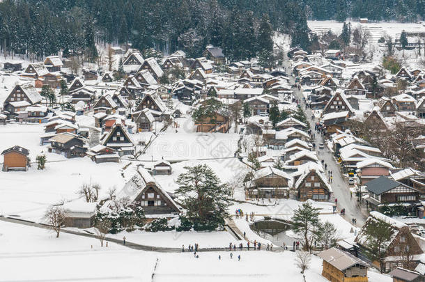 夏拉卡瓦戈冬季降雪，日本