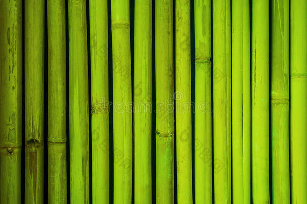 绿色竹篱笆纹理，竹子背景，纹理背景，竹子纹理