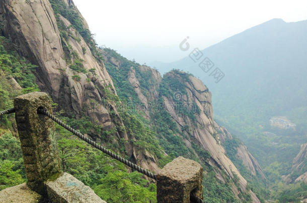 和安徽地区中国山黄山