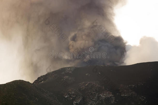 埃特纳<strong>火山爆发</strong>