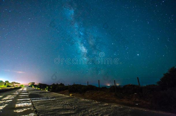 满天繁星的夜空