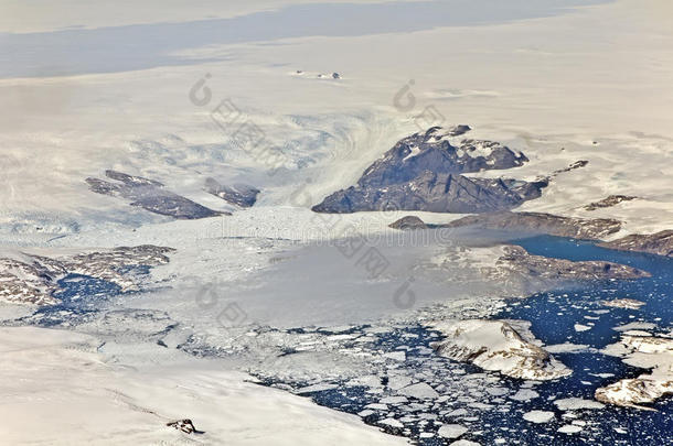 格陵兰冰川，