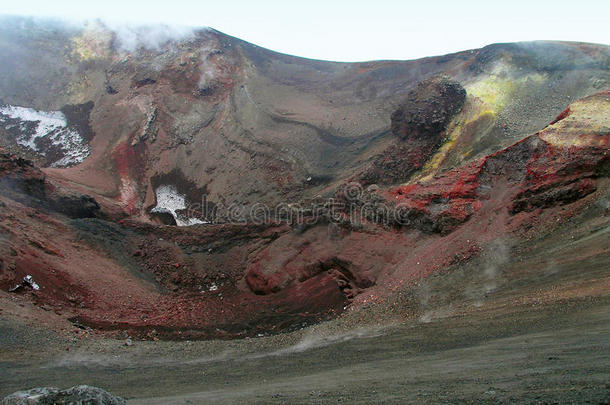 埃特纳火山口。