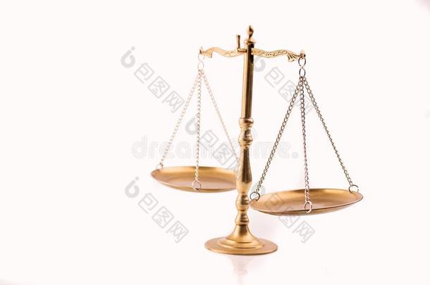 正义的黄金尺度-法律的象征