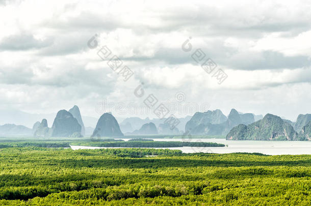 和安达曼亚洲海湾海滩