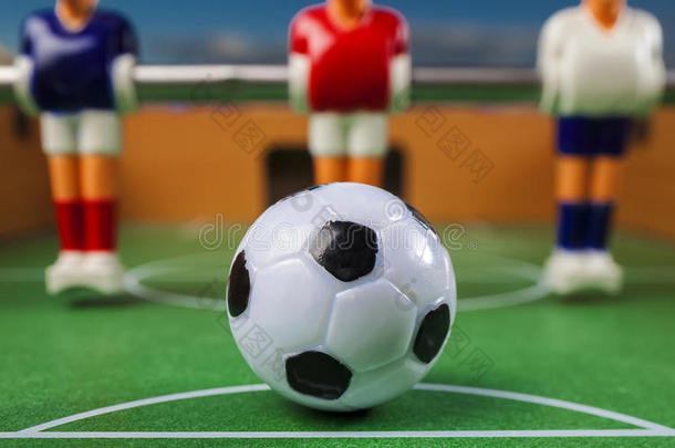 足球玩具桌足球运动员运动