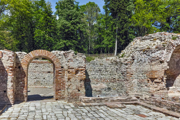 古代的考古学建筑学浴室砖