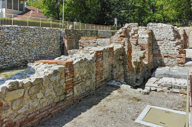 古代的考古学建筑学洗澡浴室