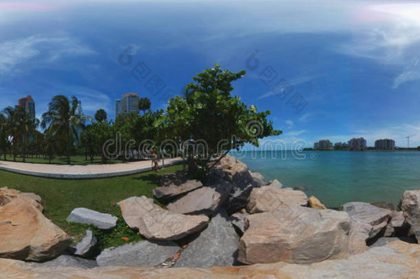 360球形照片迈阿密海滩