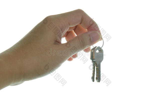 手拿房子的钥匙