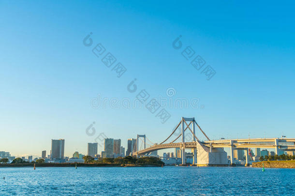 东京天际线与东京彩虹桥