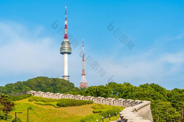 亚洲城市城市景观韩国韩国人