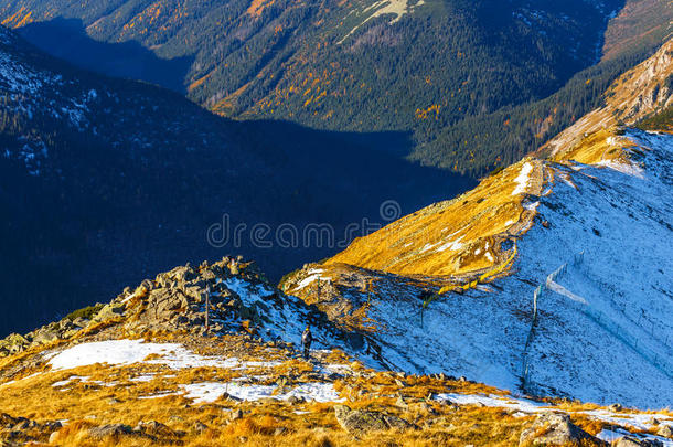 秋山风景，塔拉斯山