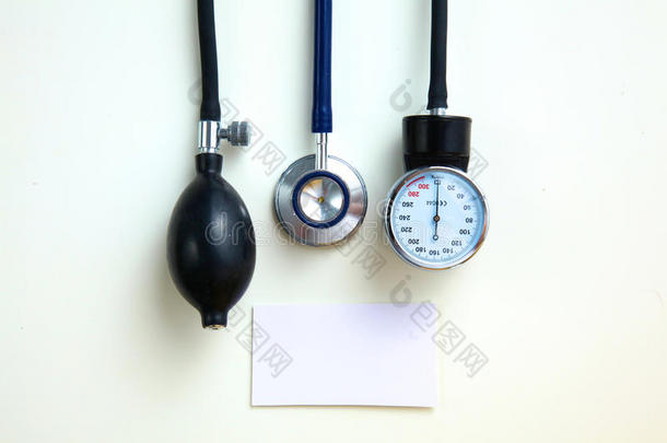 血压计白色隔离医疗设备