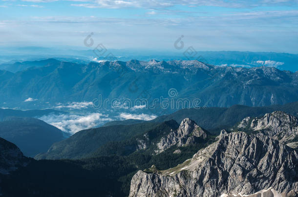 美丽的特里格拉夫国家公园-朱利安阿尔卑斯山，斯洛文尼亚