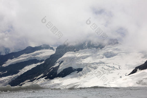 永福地区的阿莱茨冰川